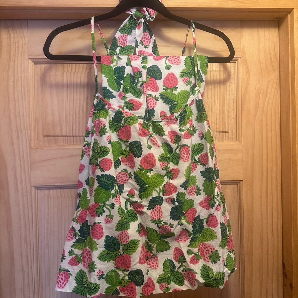 Strawberry Print Pajama Set